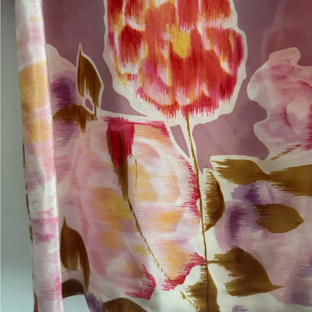 Odille Anthropologie 100% Silk Top - Picture 5 of 6